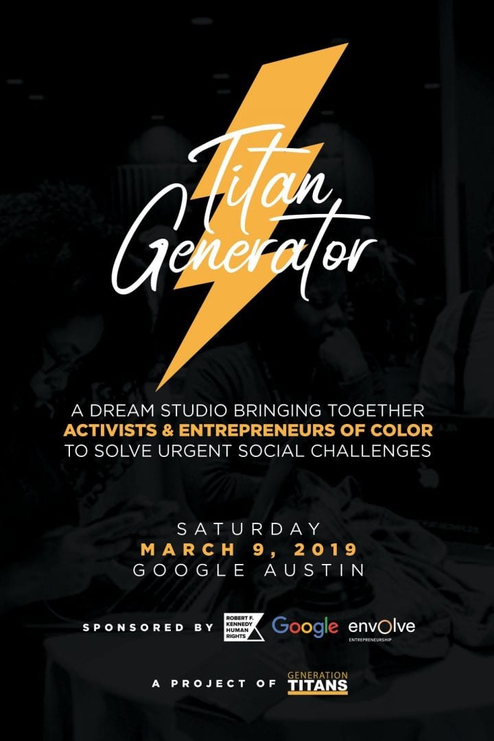 Coalition of Partners Announces the Titan Generator: a Dynamic Startup Micro-Accelerator Powered by National Social Movements to Support Entrepreneurs of Color