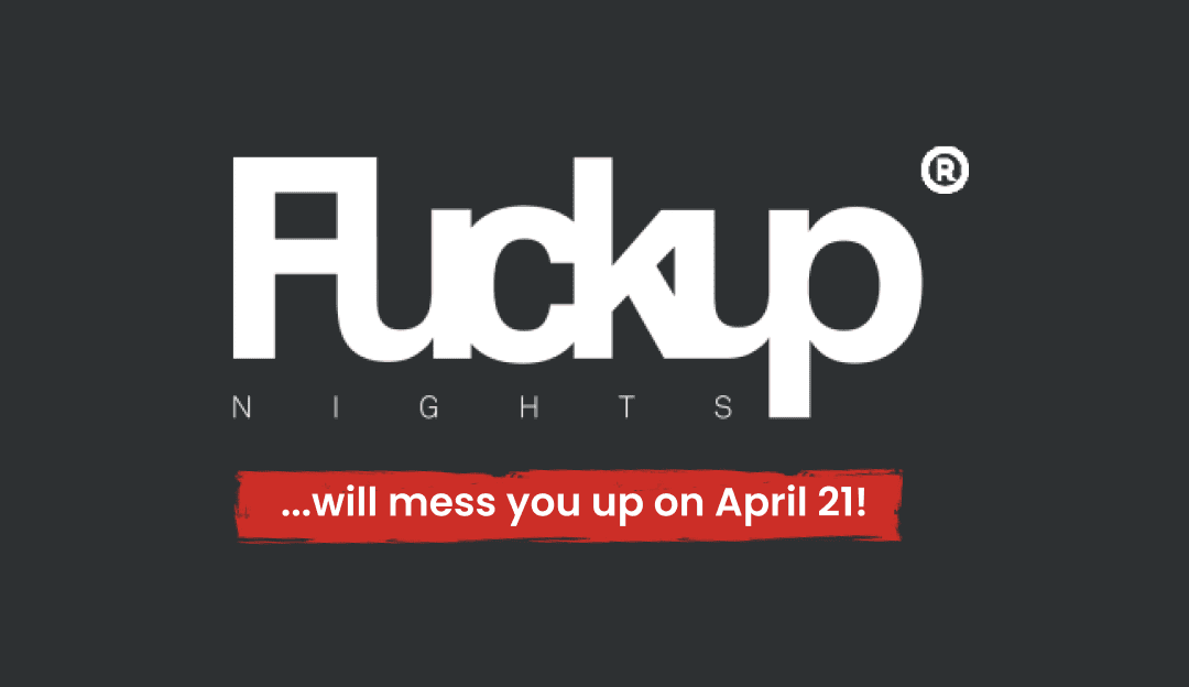 Fckup Nights Manila: Fck it!
